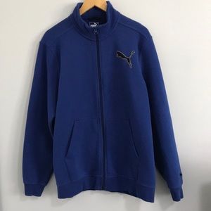 Puma Mens Hoodie, Size XL, Colour Blue